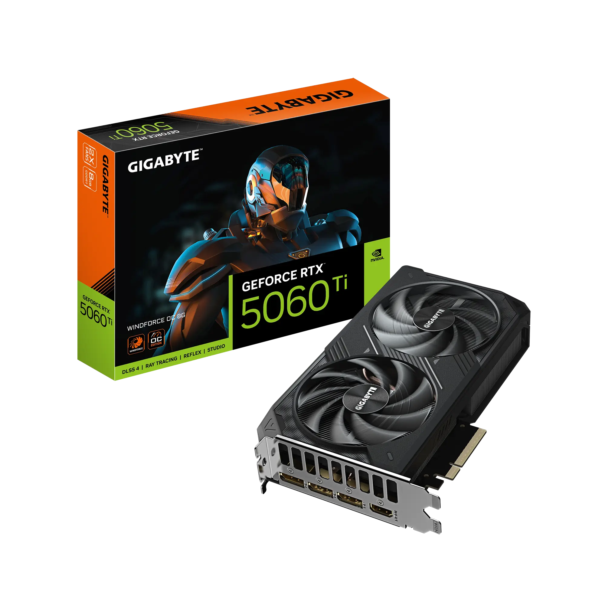 GPU RTX 5060 TI 8GB GIGABYTE WINDFORCE OC